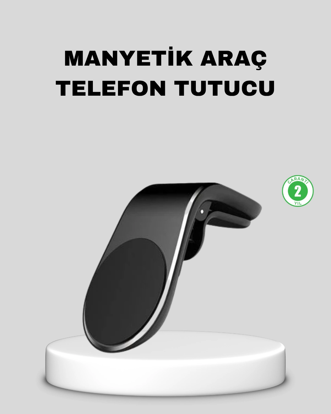 Manyetik Araç Telefon Tutucu 360° Dönebilen Ve Sarsıntısız Güçlü Mıknatıslı ( Lisinya )