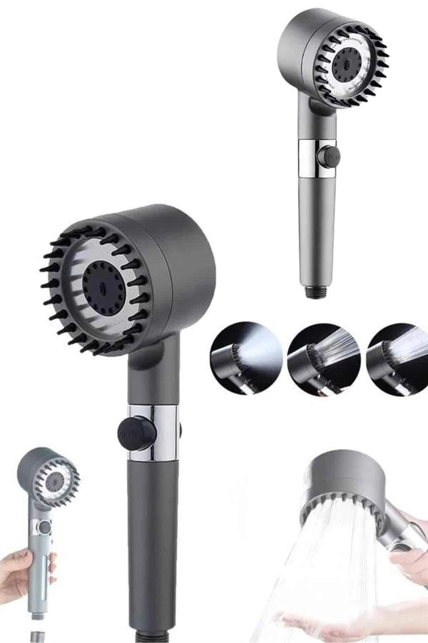 Masaj Etkili Turbolu Çok Fonksiyonlu Filtreli Duş Başlığı Yeni Nesil ( Lisinya )