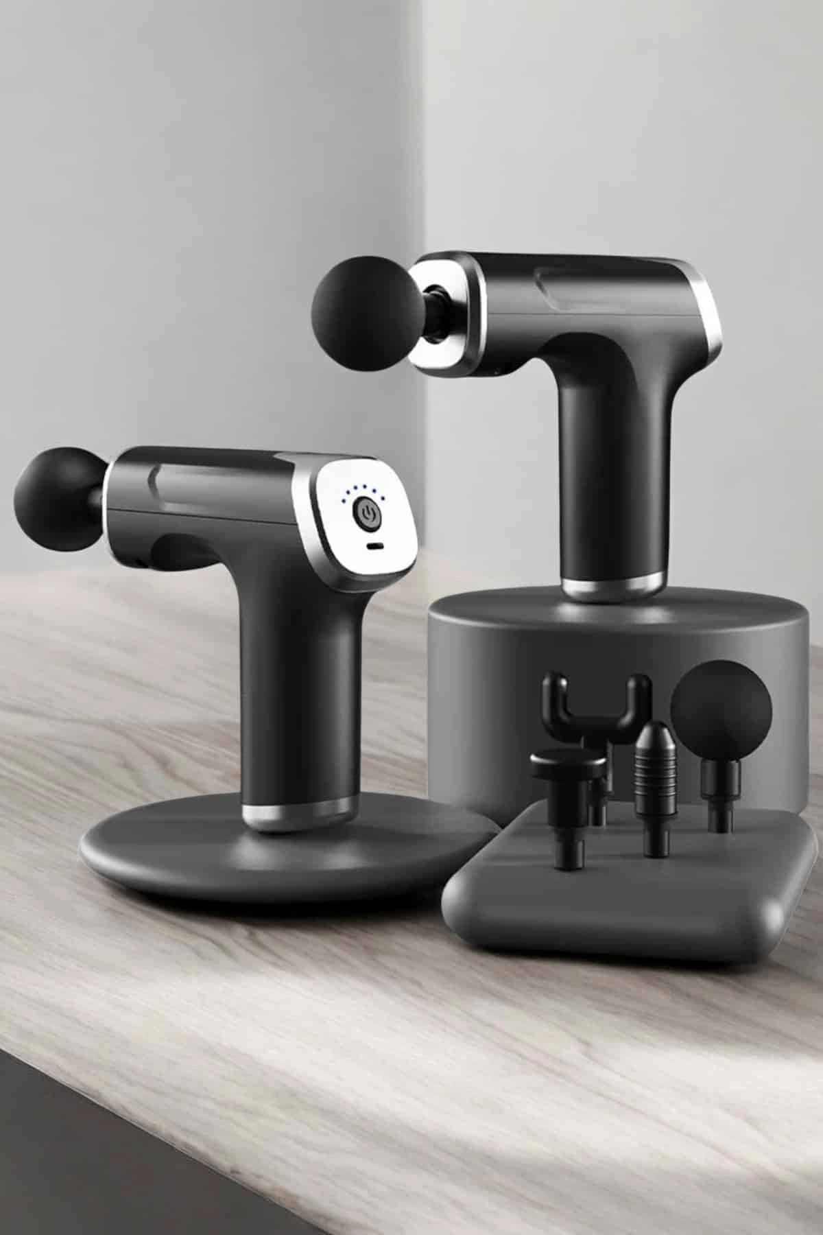 Masaj Tabancası 4 Başlıklı Kas Ve Vücut Ağrıları İçin Şarjlı Darbeli ( Lisinya ) Masaj Tabancası 4 Başlıklı Kas Ve Vücut Ağrıları İçin Şarjlı Darbeli ( Lisinya )