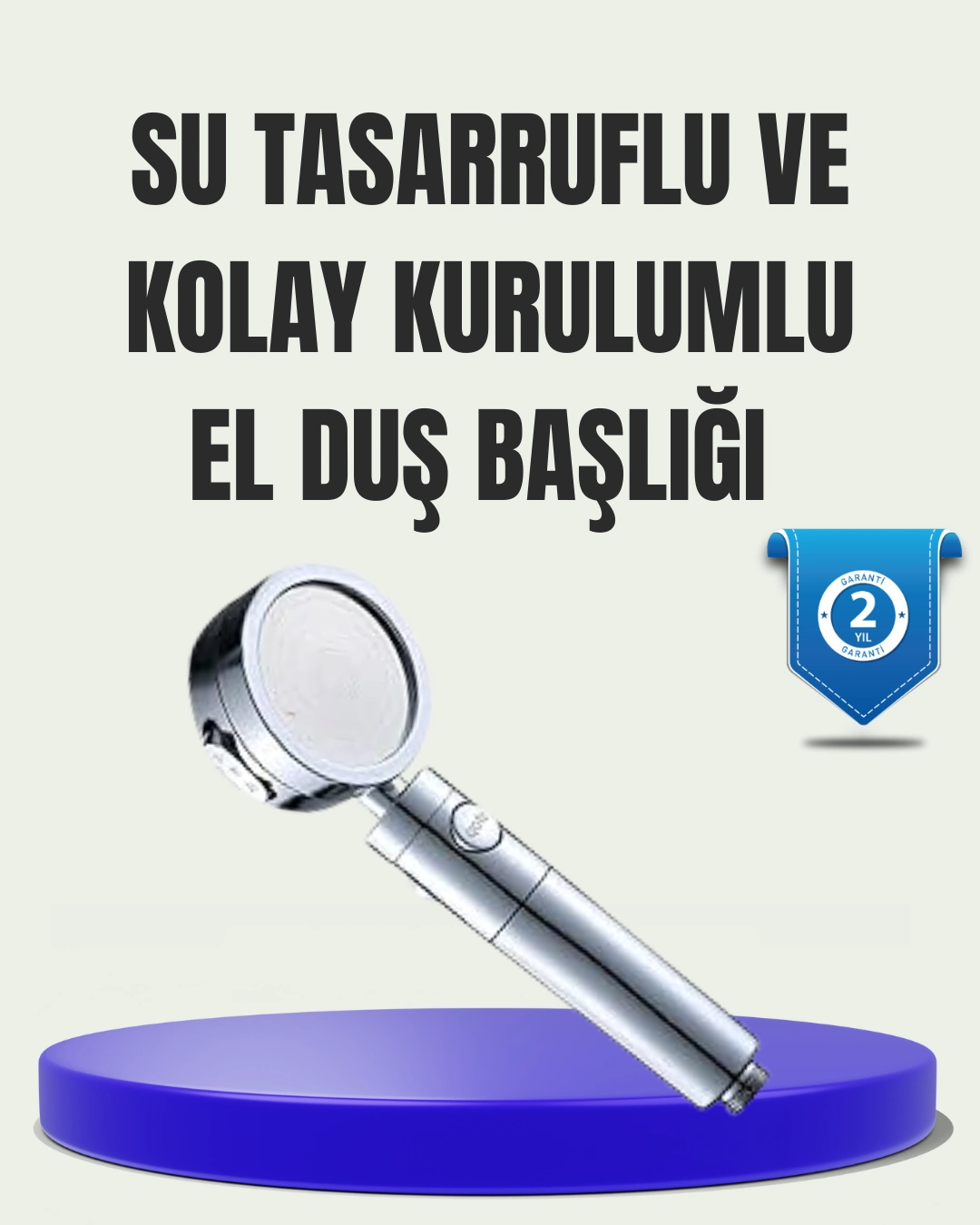 Masaj Ve Yağmur Modlu Su Tasarruflu Duş Başlığı ( Lisinya )