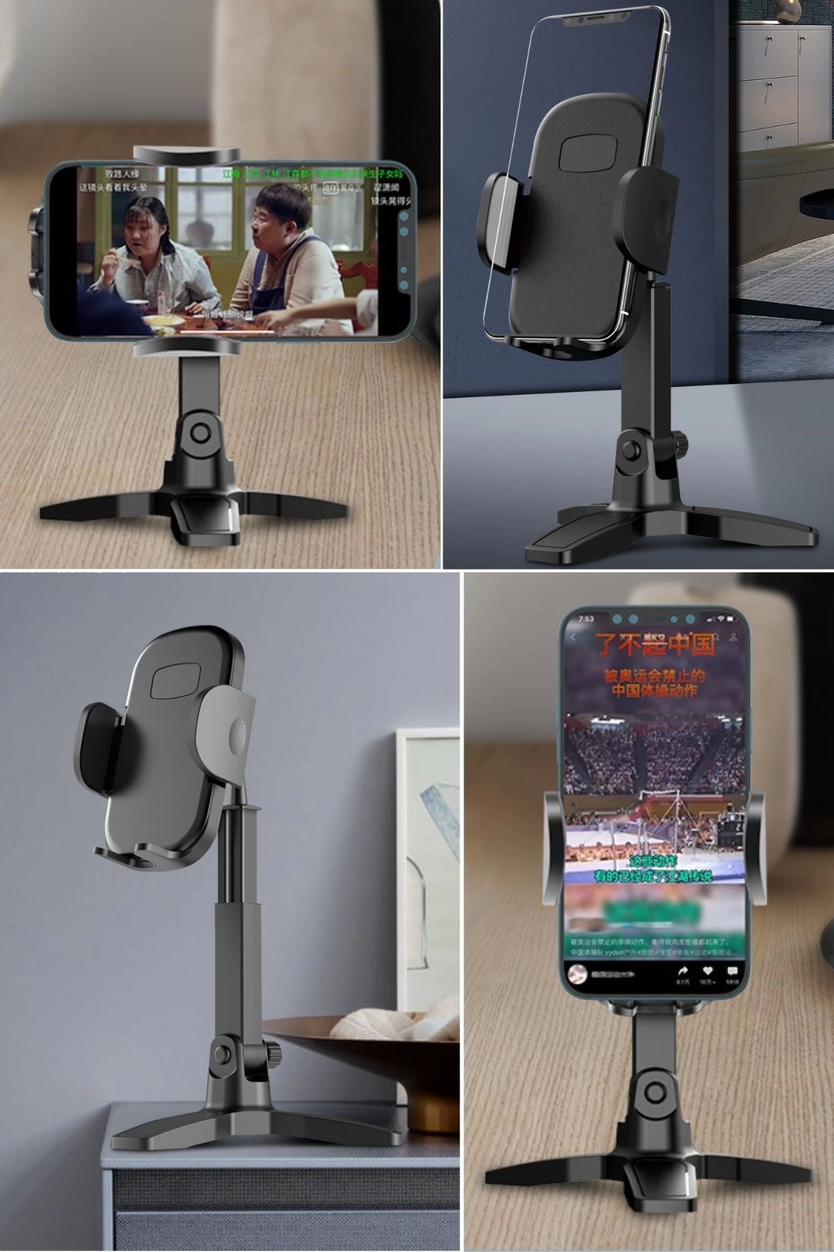 Masaüstü Telefon Standı 360 Derece Dönebilen Başlıklı Ayaklı Telefon Tripodu ( Lisinya ) Masaüstü Telefon Standı 360 Derece Dönebilen Başlıklı Ayaklı Telefon Tripodu ( Lisinya )
