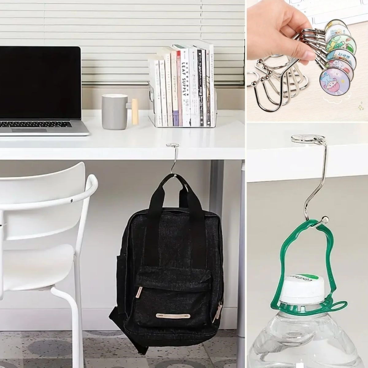 Masaya Takılabilen Çanta Askısı Çanta Tipi Pratik Metal Çanta Kanca ( Lisinya ) Masaya Takılabilen Çanta Askısı Çanta Tipi Pratik Metal Çanta Kanca ( Lisinya )