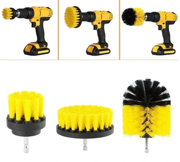 Matkap Ucuna Takılan 3'lü Fırça Temizlik Seti ( Lisinya ) Matkap Ucuna Takılan 3'lü Fırça Temizlik Seti ( Lisinya )