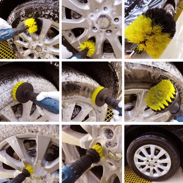 Matkap Ucuna Takılan 3'lü Fırça Temizlik Seti ( Lisinya ) Matkap Ucuna Takılan 3'lü Fırça Temizlik Seti ( Lisinya )