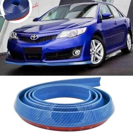 Mavi 2,5 Metre Araba Oto Ön Tampon Koruyucu Kauçuk Pratik Tampon Şerit Bant Döşeme Kiti ( Lisinya ) Mavi 2,5 Metre Araba Oto Ön Tampon Koruyucu Kauçuk Pratik Tampon Şerit Bant Döşeme Kiti ( Lisinya )