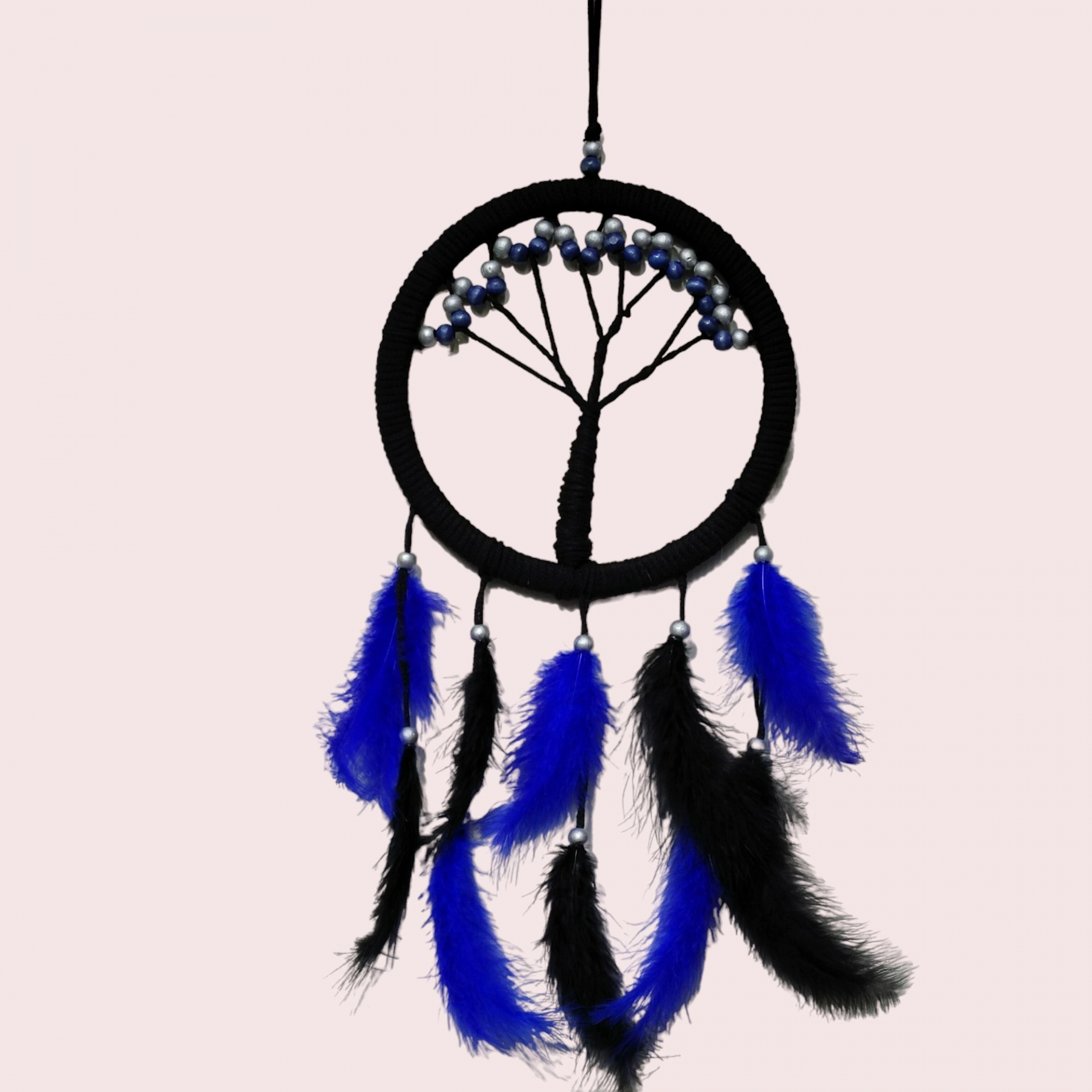 Mavi İncili Hayat Ağacı Dream Catcher ( Lisinya ) Mavi İncili Hayat Ağacı Dream Catcher ( Lisinya )