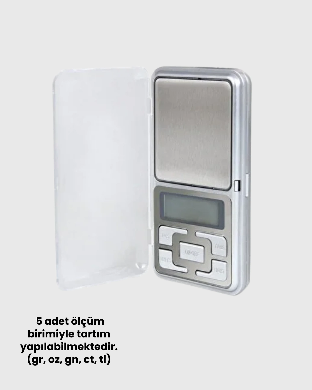 Mavi Işıklı Lcd Ekranlı Hassas Tartı Terazisi ( Lisinya )