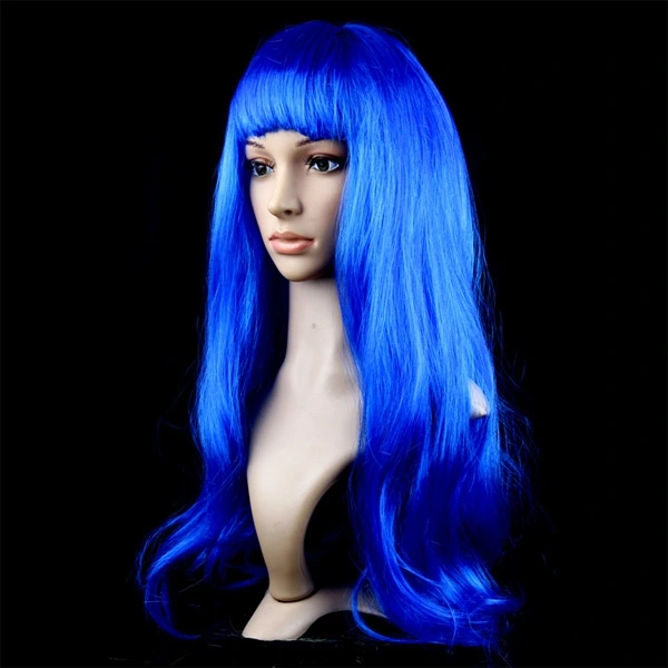Mavi Renk Uzun Parti Peruğu ( Lisinya ) Mavi Renk Uzun Parti Peruğu ( Lisinya )