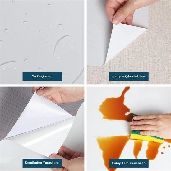 Mermer Desenli Masa Tezgah Mutfak Su Geçirmez Yapışkanlı Folyo Sticker Mavi 5x0,6m ( Lisinya ) Mermer Desenli Masa Tezgah Mutfak Su Geçirmez Yapışkanlı Folyo Sticker Mavi 5x0,6m ( Lisinya )