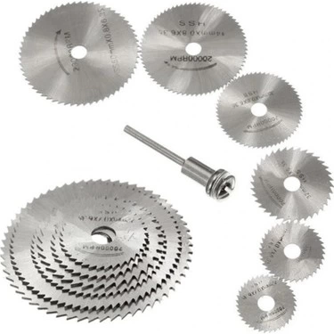 Metal 6 Parça Mini Matkap Ucu Ahşap Kesme Yuvarlak Çelik Bıçak Disk Testere Seti Kiti ( Lisinya ) Metal 6 Parça Mini Matkap Ucu Ahşap Kesme Yuvarlak Çelik Bıçak Disk Testere Seti Kiti ( Lisinya )
