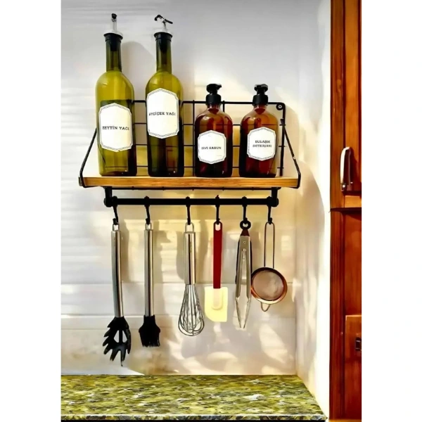 Metal Askılıklı Kahve Köşesi Rafı ( Lisinya ) Metal Askılıklı Kahve Köşesi Rafı ( Lisinya )