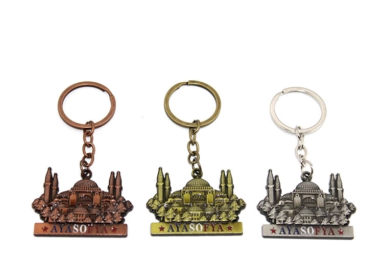 Metal Ayasofya Anahtarlık Alk2202 ( Lisinya )