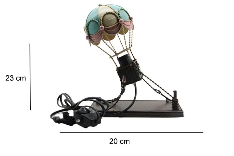 Metal Balon Abajur – Dekoratif Aydınlatma ( Lisinya )