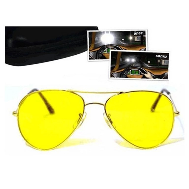 Metal Çerçeveli Anti Far Gece Görüş Gözlüğü (damla Modeli) ( Lisinya ) Metal Çerçeveli Anti Far Gece Görüş Gözlüğü (damla Modeli) ( Lisinya )