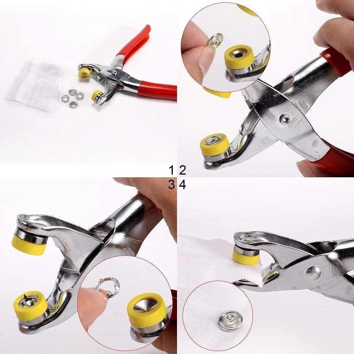 Metal Çıtçıtlı Düğme Pensesi Ve Düğmesi (25 Set) ( Lisinya ) Metal Çıtçıtlı Düğme Pensesi Ve Düğmesi (25 Set) ( Lisinya )