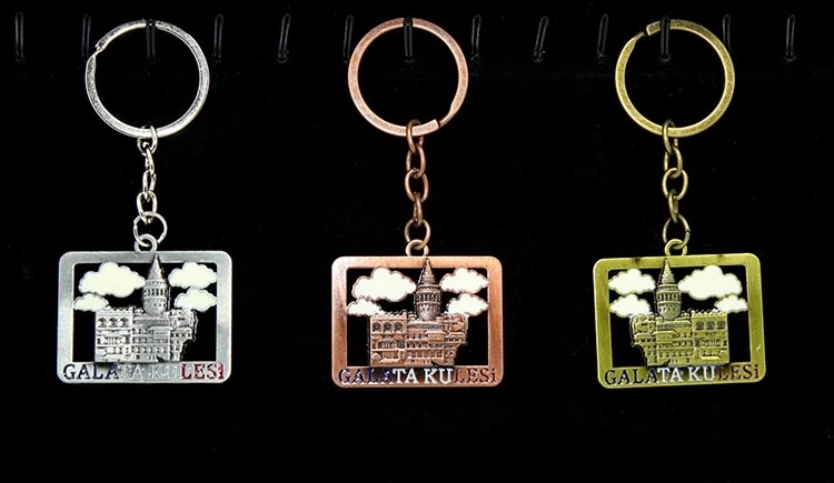 Metal Galata Kulesi Anahtarlık Alk2210 ( Lisinya )