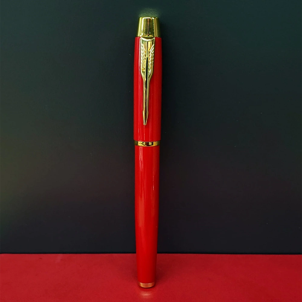 Metal Kırmızı Roller Kalem ( Lisinya )