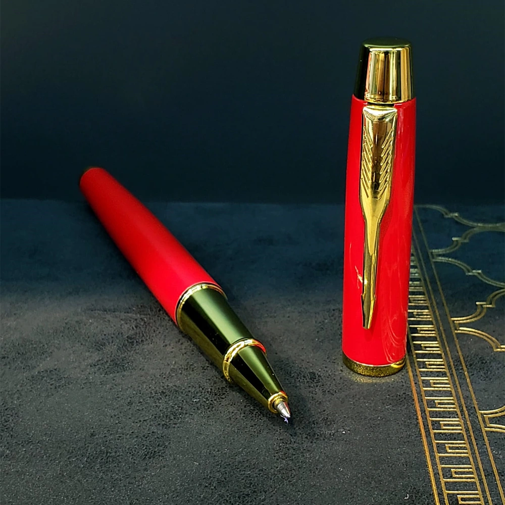 Metal Kırmızı Roller Kalem ( Lisinya )