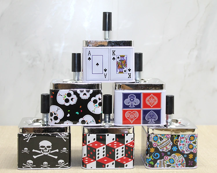 Metal Renkli Basmalı Küllük ( Lisinya ) Metal Renkli Basmalı Küllük ( Lisinya )