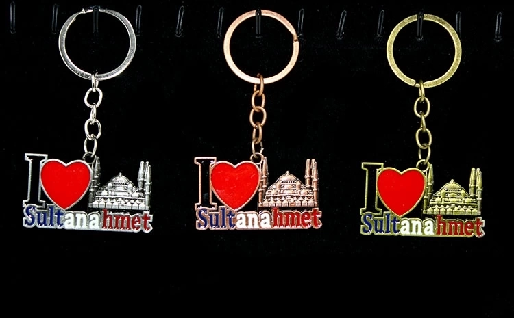 Metal Sultanahmet Anahtarlık Alk2216 ( Lisinya )
