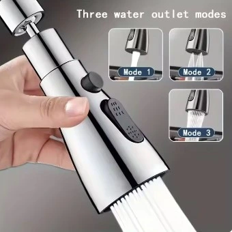 Metalik Musluk Başlığı 3 Fonksiyon ( Lisinya ) Metalik Musluk Başlığı 3 Fonksiyon ( Lisinya )