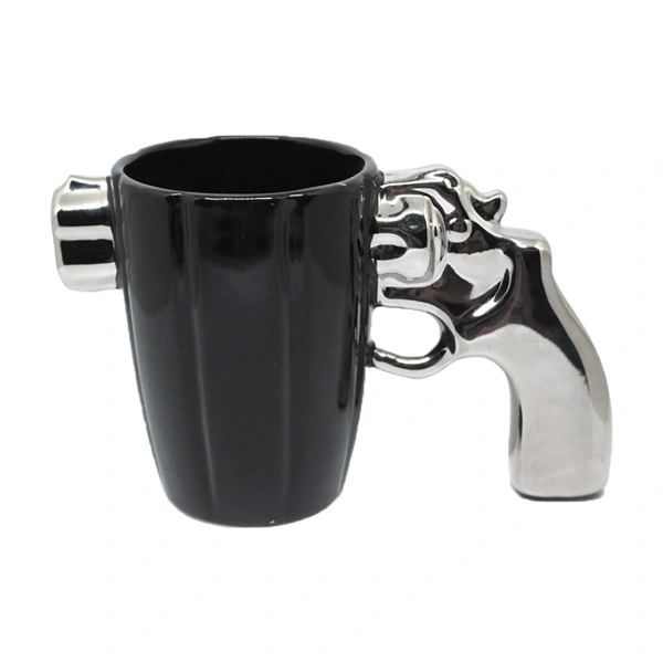 Metalik Silah Tasarımlı Kupa Bardak ( Lisinya ) Metalik Silah Tasarımlı Kupa Bardak ( Lisinya )