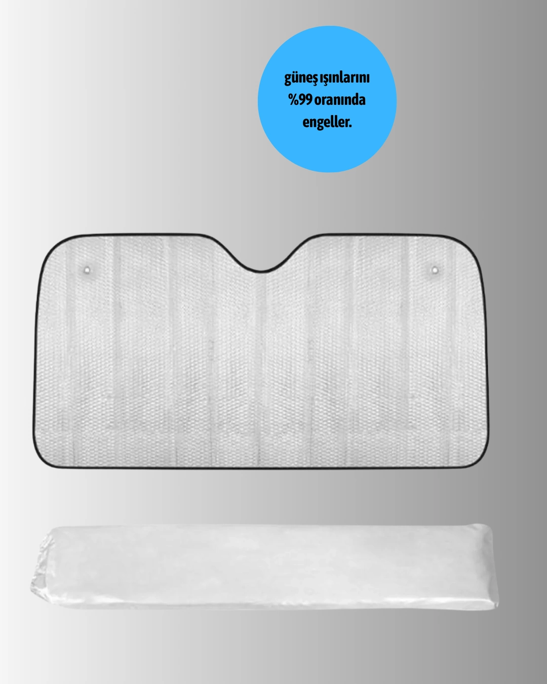 Metalize Reflektörlü Katlanabilir Araç Güneşliği – Yüksek Performanslı Isı Ve Uv Koruması ( Lisinya ) Metalize Reflektörlü Katlanabilir Araç Güneşliği – Yüksek Performanslı Isı Ve Uv Koruması ( Lisinya )