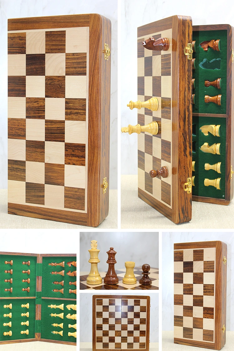 Mıknatıs Taşlı Ahşap Katlanabilir Kutulu Satranç Oyunu 40 Cm ( Lisinya ) Mıknatıs Taşlı Ahşap Katlanabilir Kutulu Satranç Oyunu 40 Cm ( Lisinya )