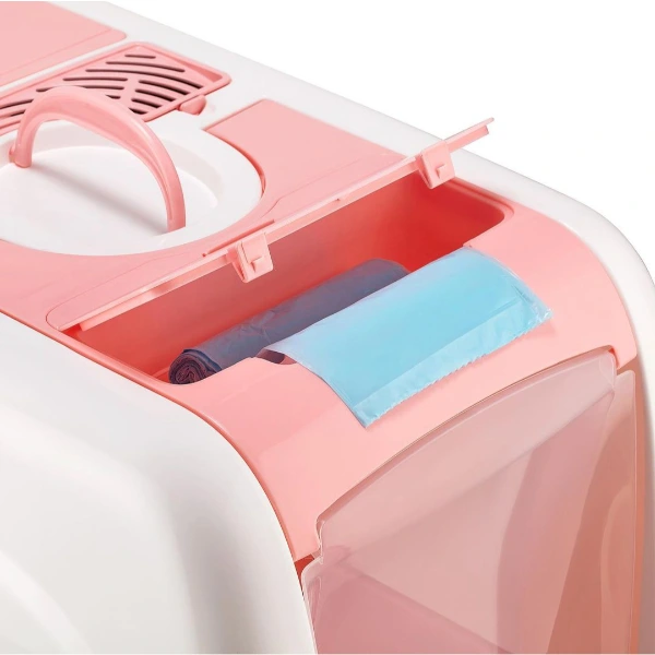 Mikopet Büyük Kapalı Kedi Tuvaleti Mor ( Lisinya )