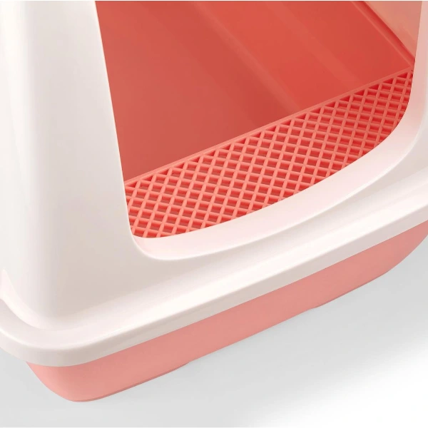 Mikopet Büyük Kapalı Kedi Tuvaleti Mor ( Lisinya )