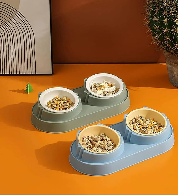 Mikopet Çift Bölmeli Mama Ve Su Kabı ( Lisinya )