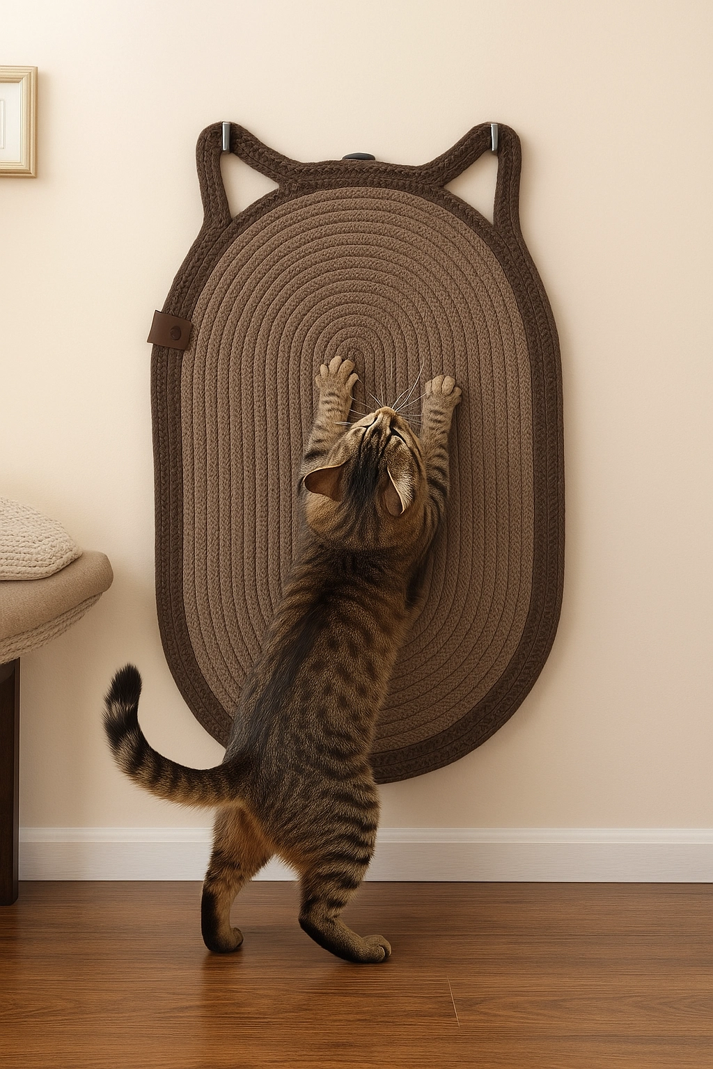 Mikopet Dekoratif Kedi Kulaklı Tırmalama Paspası ( Lisinya )