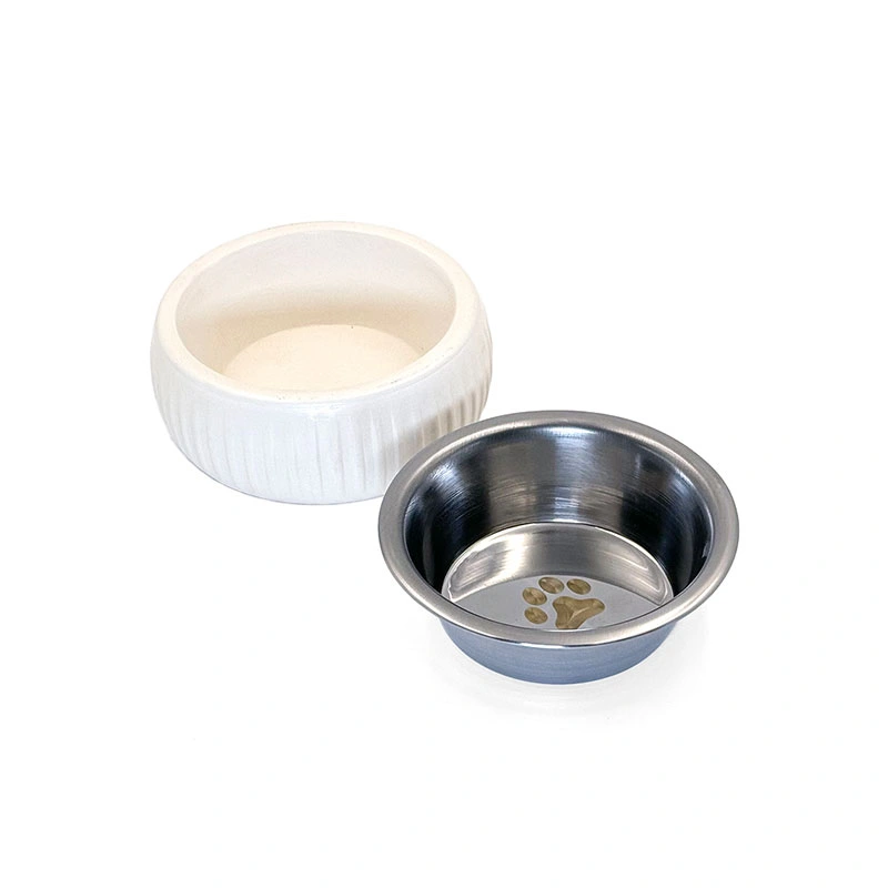 Mikopet Organik Seramik Mama Kabı Beyaz ( Lisinya )