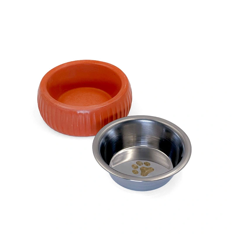 Mikopet Organik Seramik Mama Kabı Kiremit ( Lisinya )