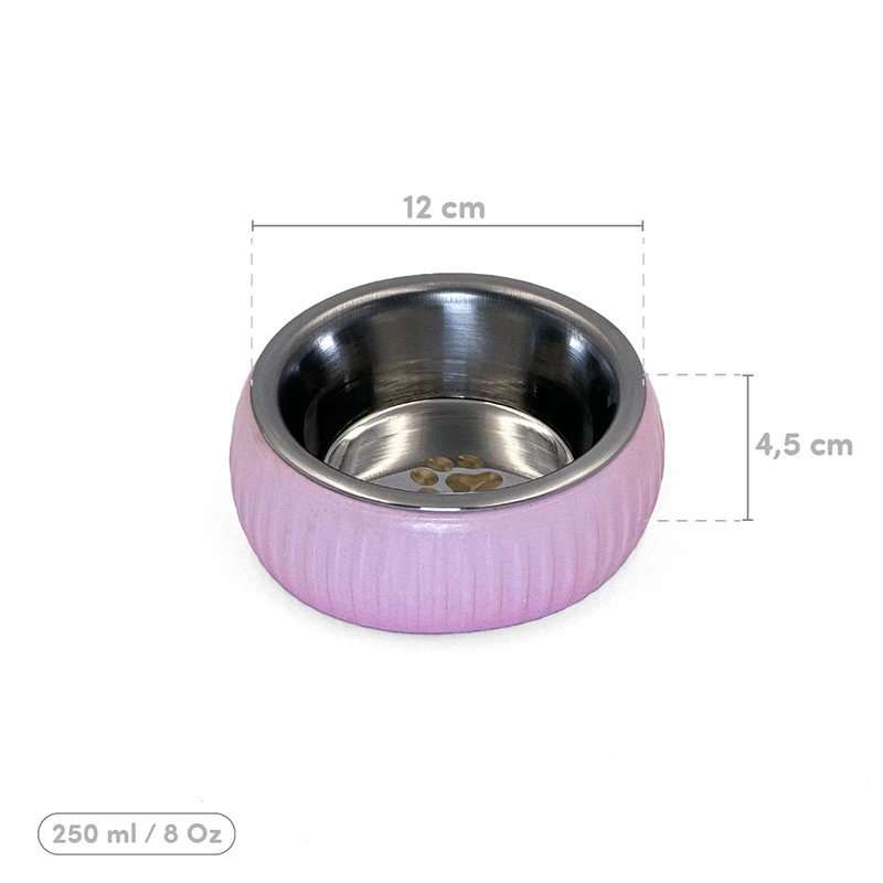 Mikopet Organik Seramik Mama Kabı Pembe ( Lisinya )