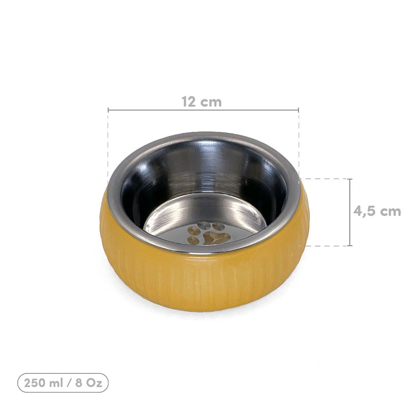 Mikopet Organik Seramik Mama Kabı Sarı ( Lisinya )