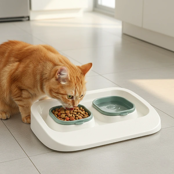 Mikopet Yeşil 2'si 1 Arada Mama Ve Su Kabı ( Lisinya )