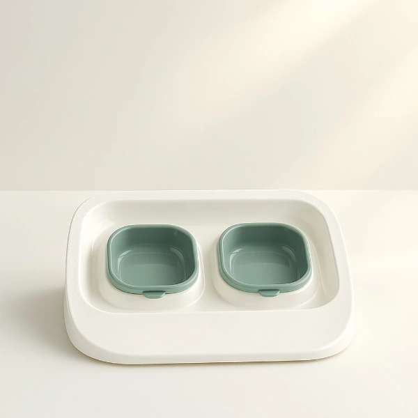 Mikopet Yeşil 2'si 1 Arada Mama Ve Su Kabı ( Lisinya )