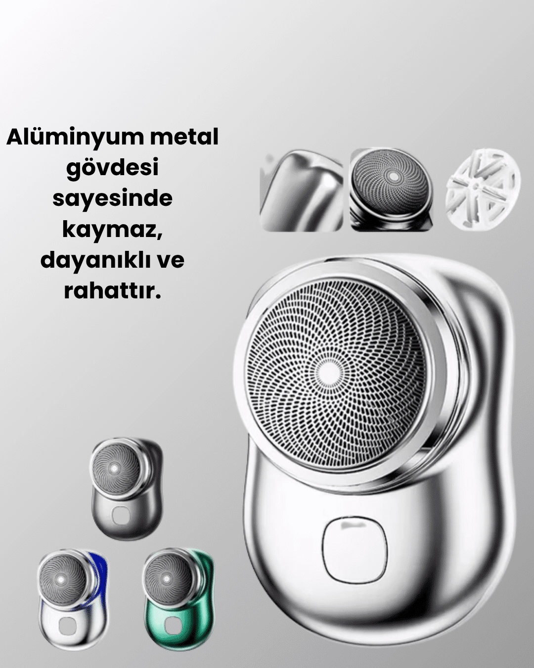 Mikro Titreşim Motorlu, Düşük Sesli, Usb Girişli Tıraş Makinesi ( Lisinya )