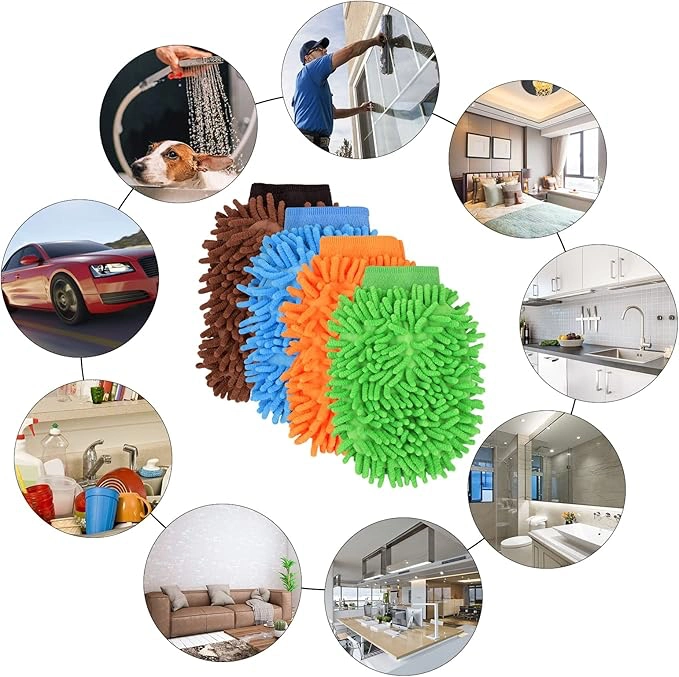 Mikrofiber Araç Yıkama Eldiveni ( Lisinya ) Mikrofiber Araç Yıkama Eldiveni ( Lisinya )