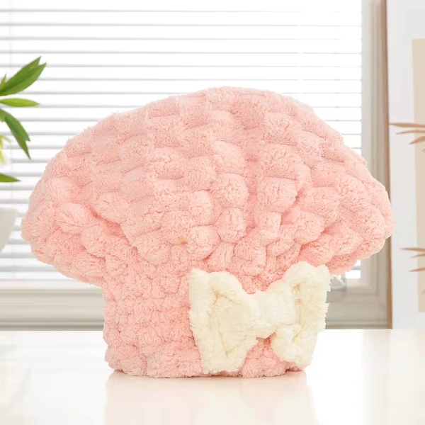 Mikrofiber Örgü Saç Kurutma Bone Havlu ( Lisinya )