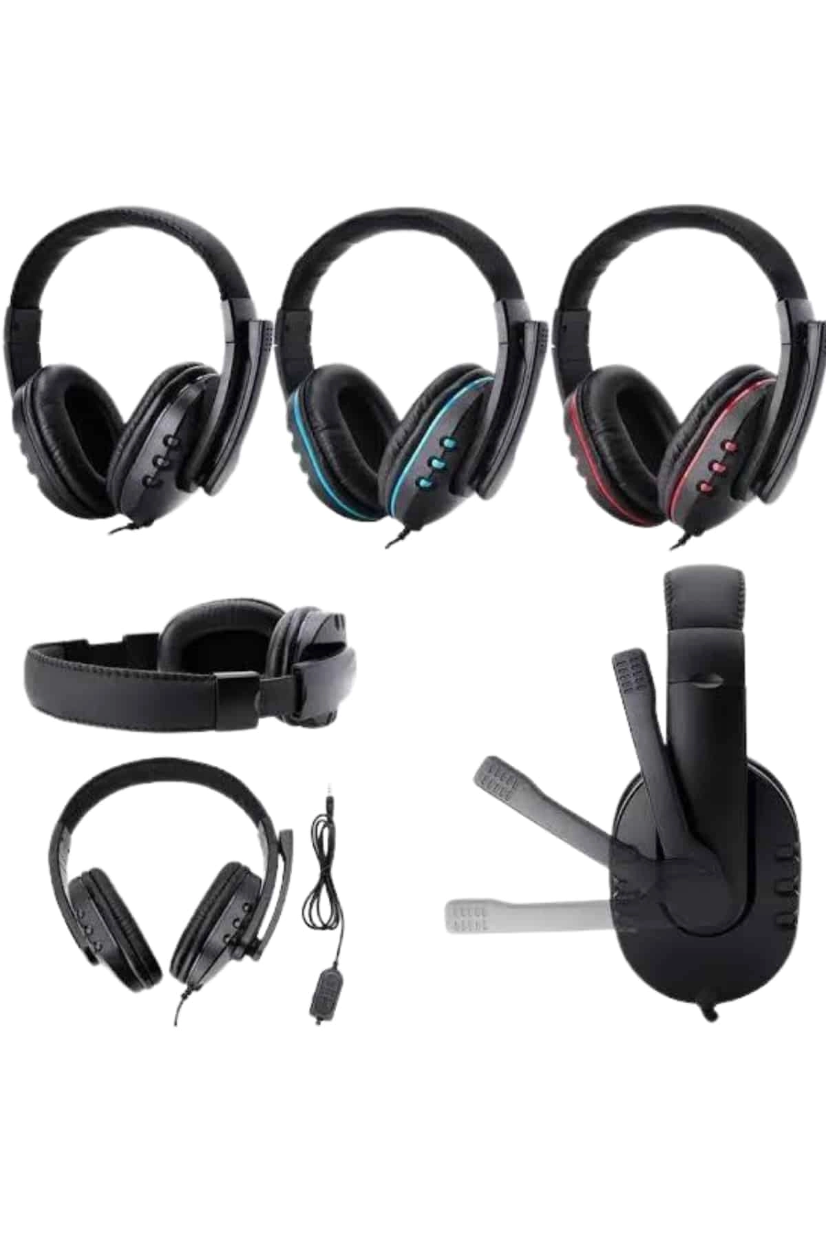 Mikrofonlu  Kulaklık  Kulaklığı Yüksek Ses Kaliteli Stereo Yumuşak Yastıklar ( Lisinya )