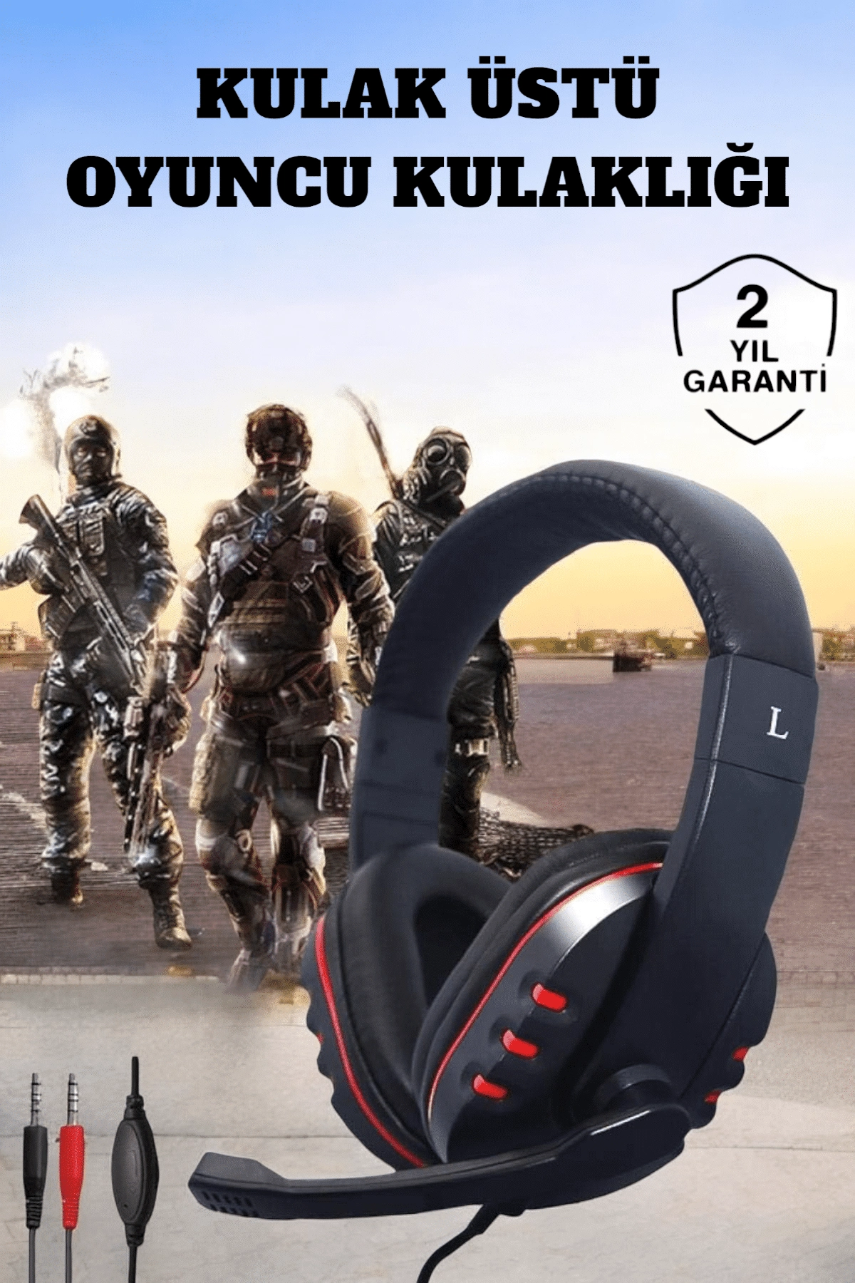 Mikrofonlu, Gürültü Engelleyici Ve Dayanıklı Kulaklık: Oyun Performansınızı Zirveye Taşıyın ( Lisinya )