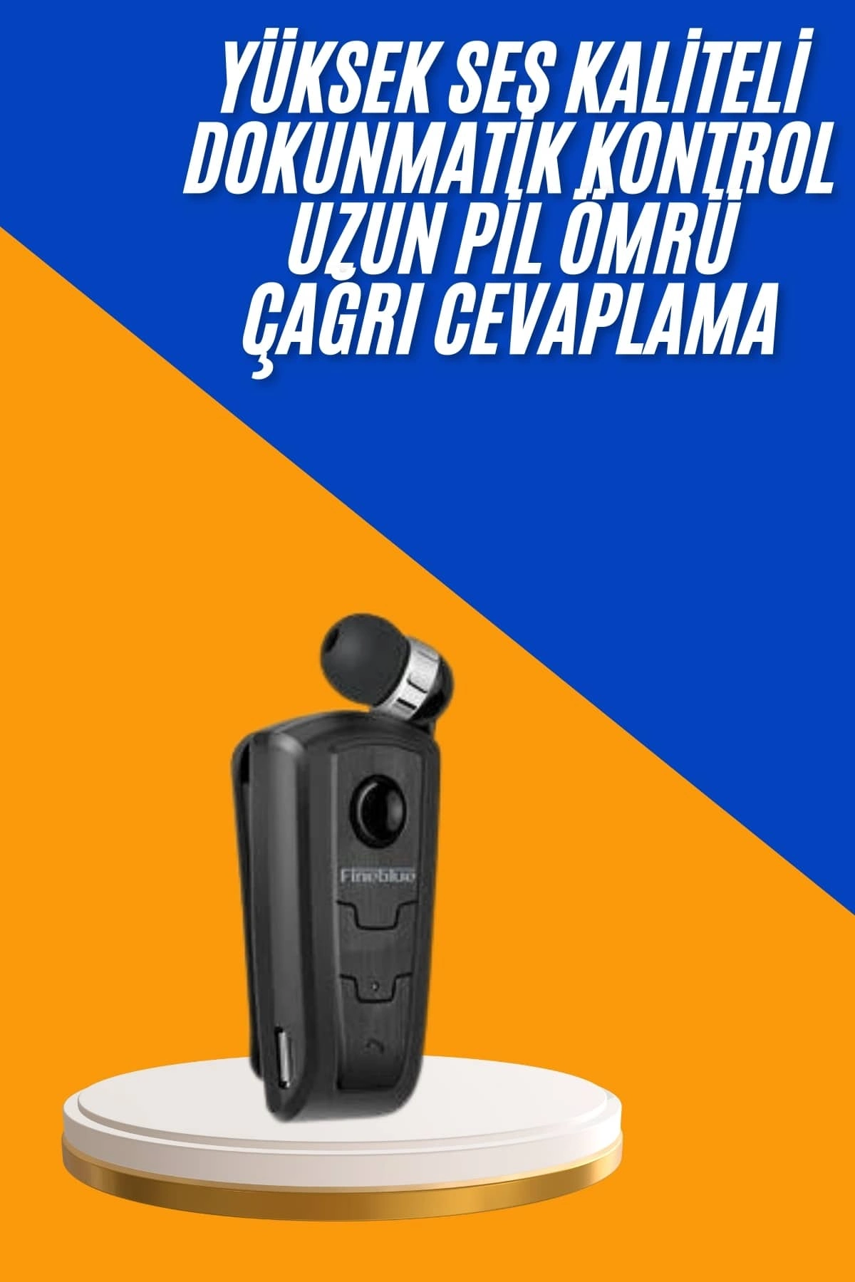 Mikrofonlu Makaralı Bluetooth Kulakiçi Kulaklık Android Ve İos Uyumlu ( Lisinya )