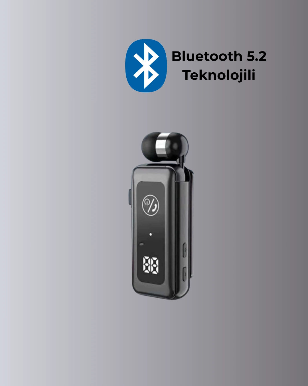 Mikrosd Kartlı, Titreşimli Uyarılı Bluetooth 5.2 Kulaklık ( Lisinya )