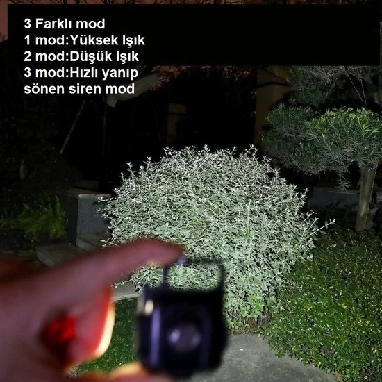 Mini 30 Ledli  Mıknatıslı Anahtarlık Flash Kamp Lambası Askılı Kapak Açacaklı Şarjlı Fener ( Lisinya )