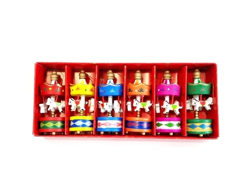 Mini Ahşap 6&039lı Atli Karinca ( Lisinya )