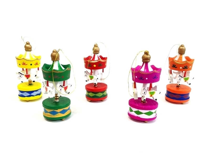 Mini Ahşap 6&039lı Atli Karinca ( Lisinya )