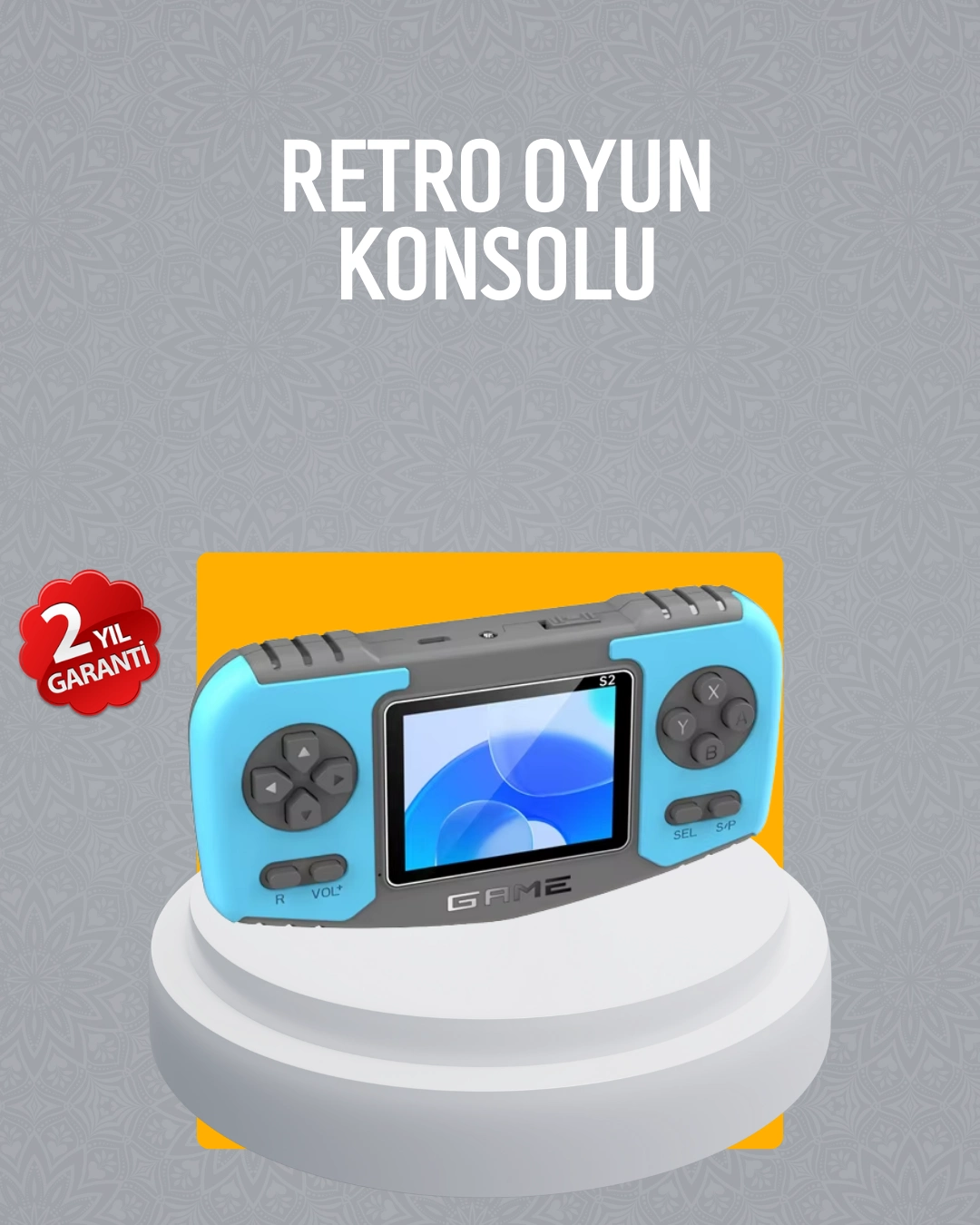Mini Arcade Oyun Konsolu Hafif Taşınabilir Çocuk Hediyelik ( Lisinya ) Mini Arcade Oyun Konsolu Hafif Taşınabilir Çocuk Hediyelik ( Lisinya )
