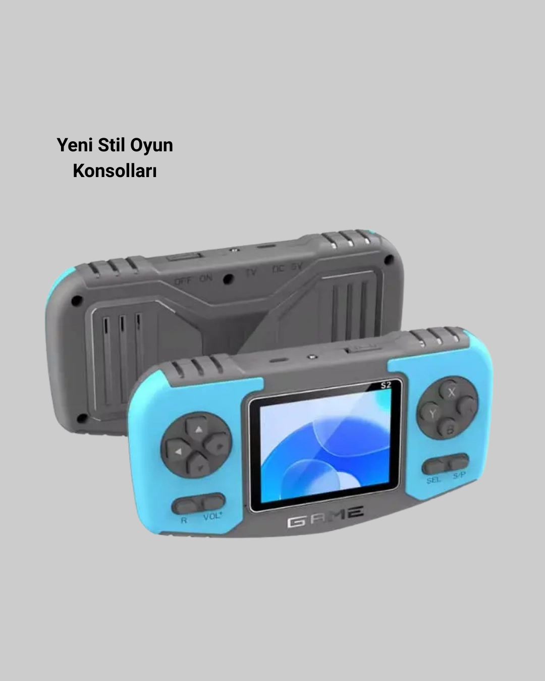 Mini Arcade Oyun Konsolu Hafif Taşınabilir Çocuk Hediyelik ( Lisinya )